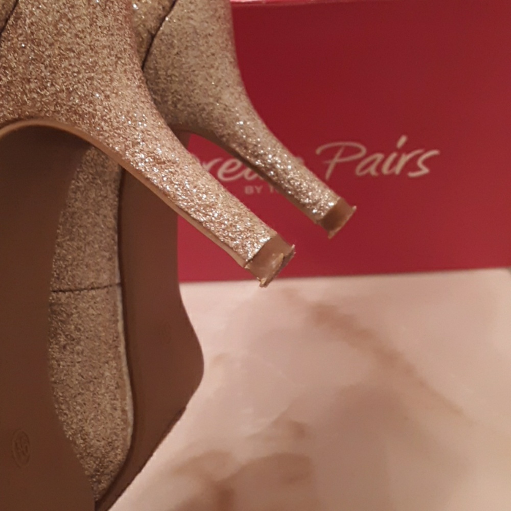[Dream Paris by Toetos] Gold Glitter Heel - Picture 4 of 7